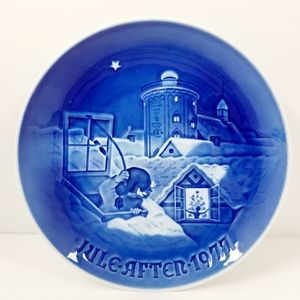 1977 B&G Bing and Grondahl "Copenhagen Christmas" Collectable Plate